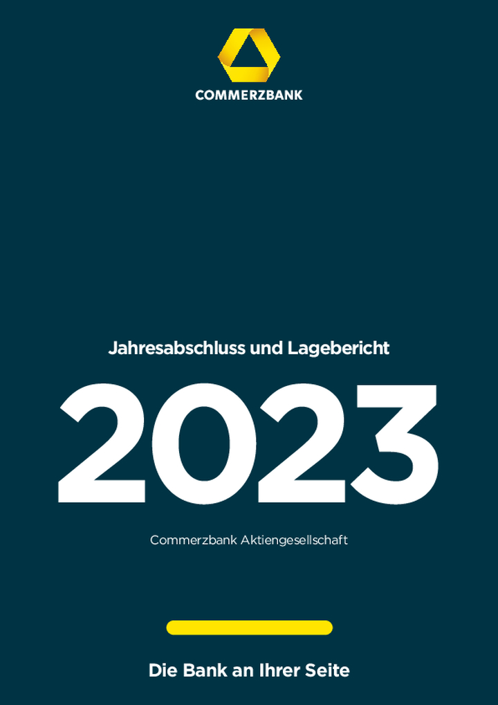 Jahresabschluss und Lagebericht 2023 der Commerzbank AG