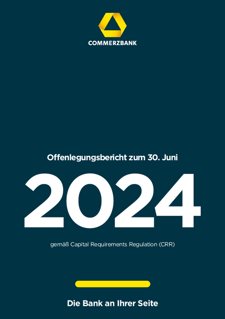 Offenlegungsbericht zum 30. Juni 2024 gemäß CRR