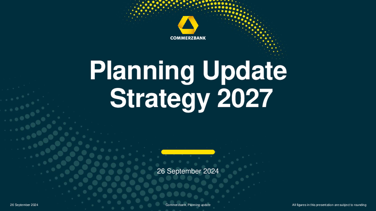 Planning Update  Strategy 2027