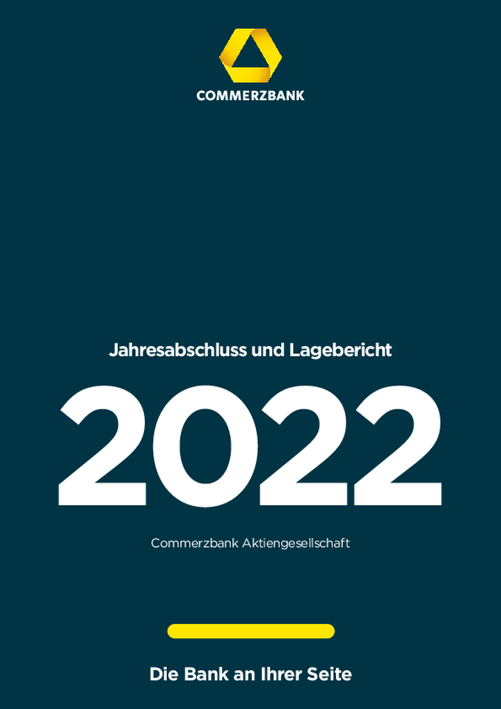 Jahresabschluss und Lagebericht 2022 der Commerzbank AG